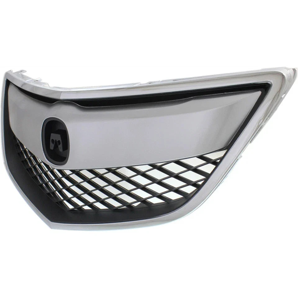 Front Bumper Chrome Grille Mesh Grill for 2013-2015 for Acura RDX Replacement