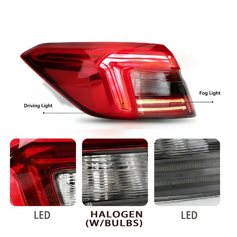 Set Tail Lights Rear Lamps Outer Inner Side for 2022 2023 2024 for Honda Civic