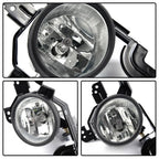 Fog Light Assembly for 2007 2008 2009 for Honda CRV Switch Wiring Kit Clear