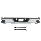 For 2019 2020-2024 Chevy Silverado GMC Sierra 1500 Rear Bumper Assembly Chrome